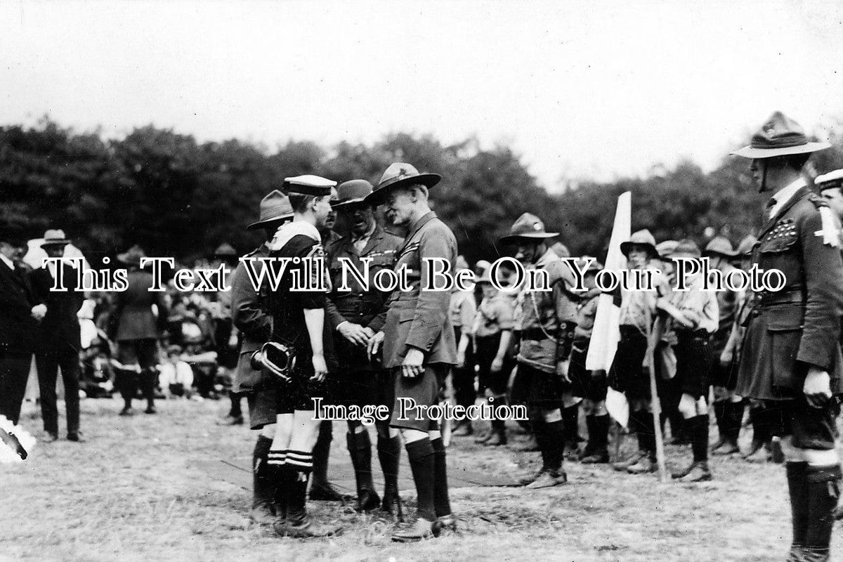 YO 419 - Visit Of Baden Powell, Scouts, Barnsley, Yorkshire