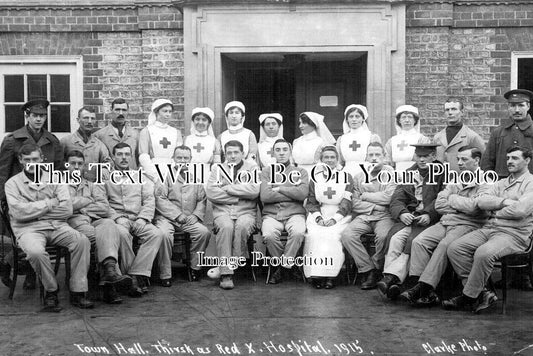 YO 4251 - Thirsk Town Hall Red Cross Hospital, Yorkshire 1915