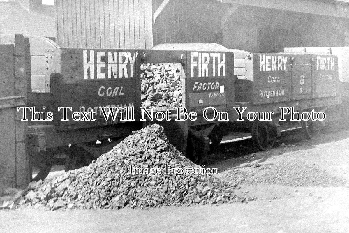 YO 4255 - Railway Coal Wagons, Rotherham, Yorkshire