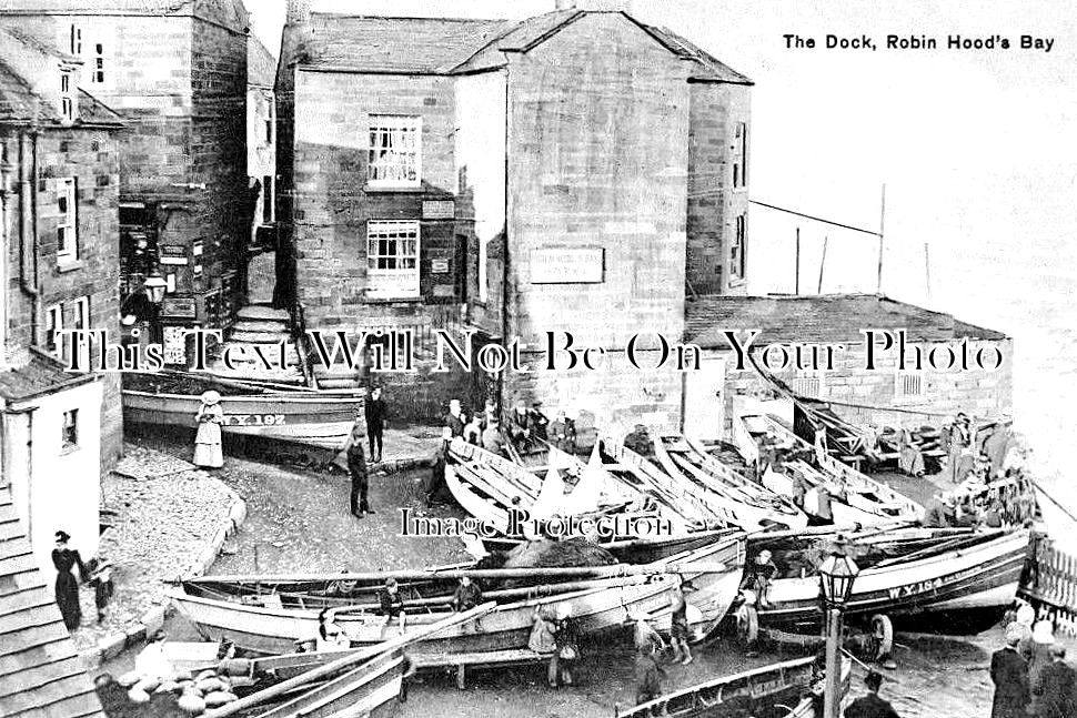 YO 4296 - The Dock, Robin Hoods Bay, Yorkshire