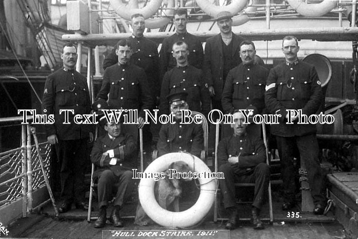 YO 430 - Police Guard, Hull Dock Strike, East Yorkshire 1911