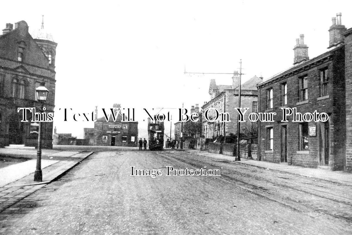 YO 4305 - Tram Terminus, Highroad Well, Halifax, Yorkshire