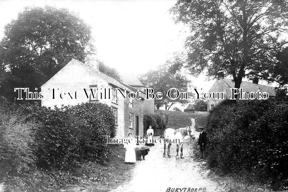 YO 4329 - Burythorpe Village, Yorkshire c1908