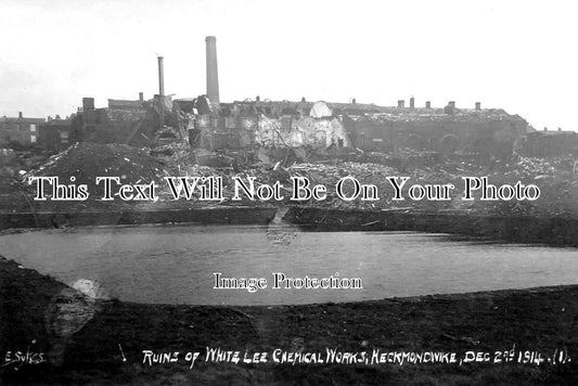 YO 4372 - White Lee Chemical Works Explosion Disaster, Yorkshire 1914