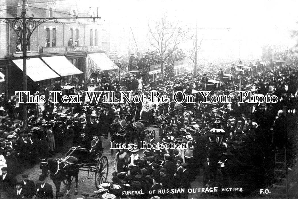 YO 4388 - Funeral Of Russian Outrage Victims, Hull, Yorkshire