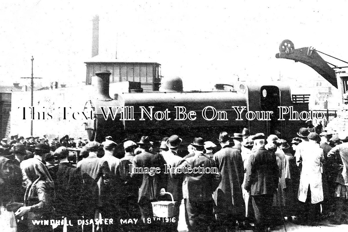 YO 4445 - Windhill Railway Disaster, Shipley, Yorkshire 1916