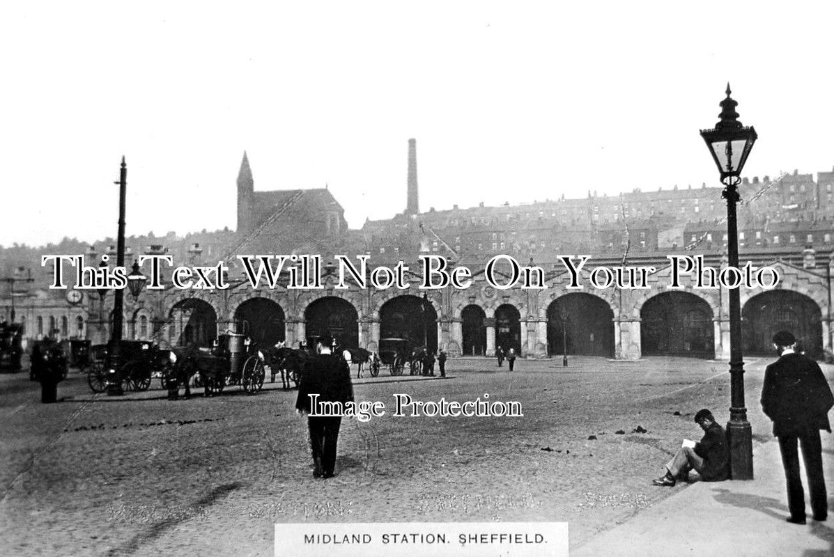 YO 4466 - Sheffield Midland Railway Station, Yorkshire