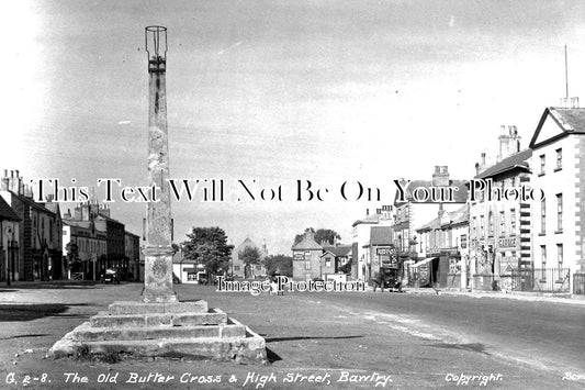 YO 4545 - The Old Butter Cross & High Street, Bawtry, Yorkshire