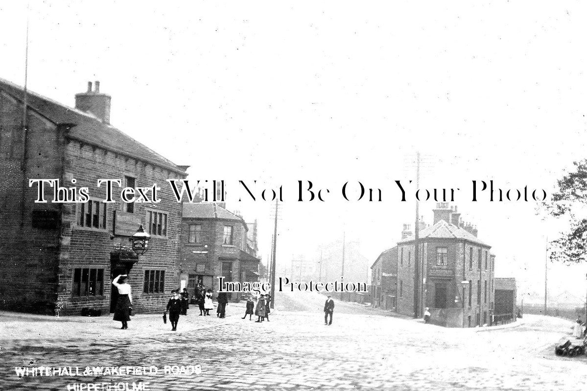 YO 4548 - Whitehall & Wakefield Roads, Hipperholme, Halifax, Yorkshire