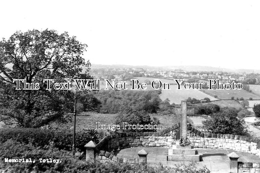 YO 4559 - Memorial, Totley, Sheffield, Yorkshire
