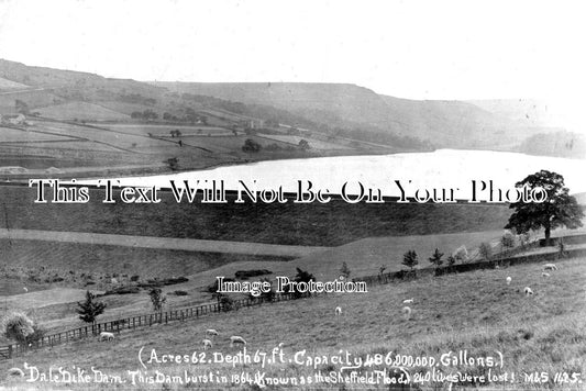 YO 4574 - Dale Dike Dam Near Sheffield, Yorkshire