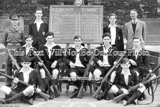 YO 4596 - Sedbergh School Rifle Shooting, Yorkshire