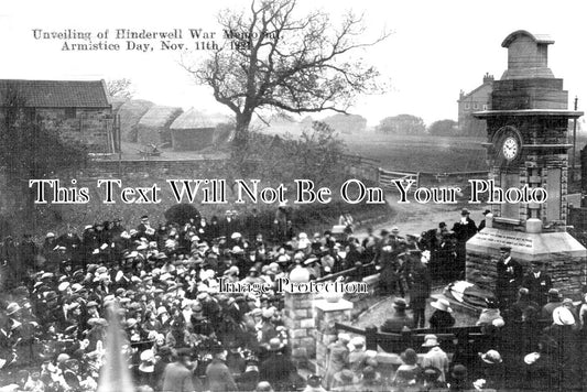 YO 4609 - Hinderwell War Memorial Unveiling Armistice Day, Yorkshire