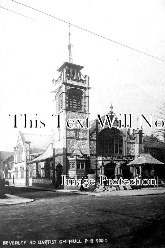 YO 4633 - Beverley Road Church, Hull, Yorkshire c1914