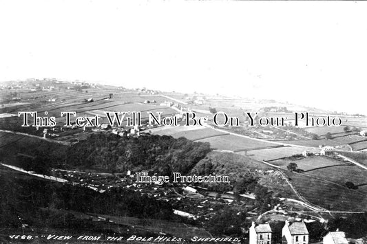 YO 4655 - View From Bole Hills, Sheffield, Yorkshire c1915