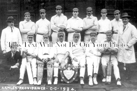 YO 4662 - Armley Providence Cricket Club, Yorkshire c1924