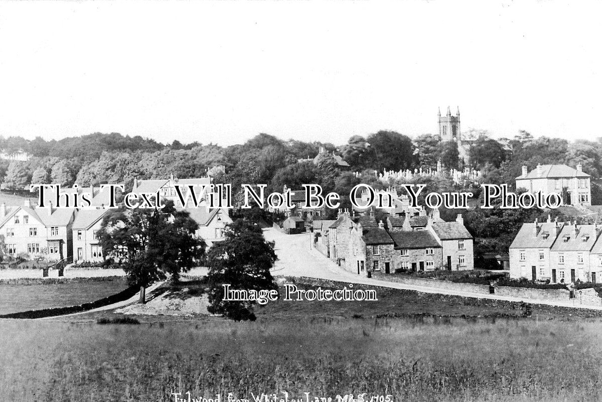 YO 4707 - Fulwood From Whiteley Lane, Sheffield, Yorkshire c1911