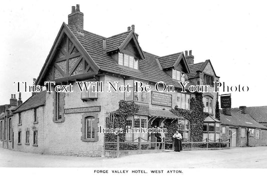 YO 4708 - Forge Valley Hotel, West Ayton, Scarborough, Yorkshire c1911