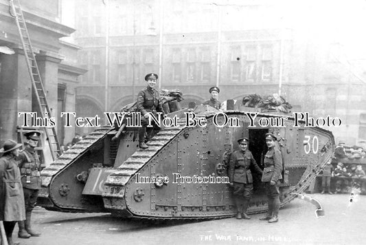 YO 4710 - WW1 Tank In Hull, Yorkshire