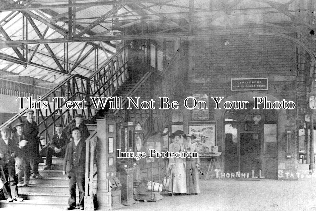 YO 4745 - Thornhill Railway Station, Yorkshire c1906