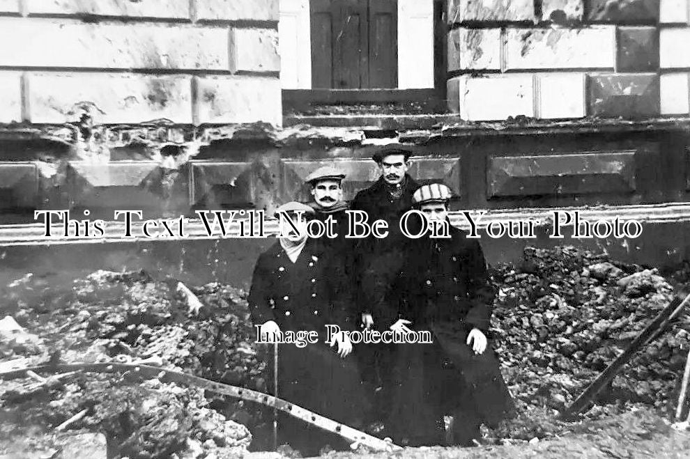 YO 4763 - Scarborough Bombardment Prince Of Wales Hotel, Yorkshire 1914