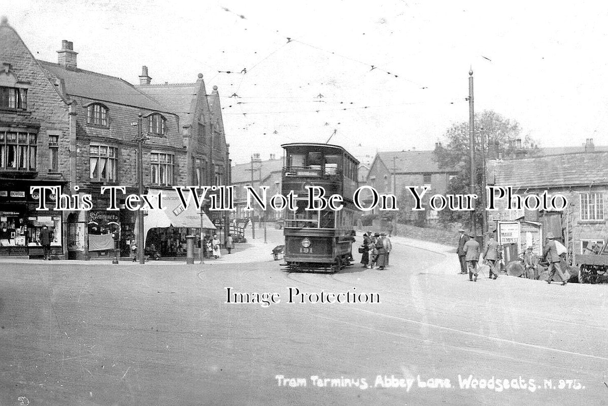 YO 4771 - Tram Terminus, Abbey Lane, Woodseats, Sheffield, Yorkshire