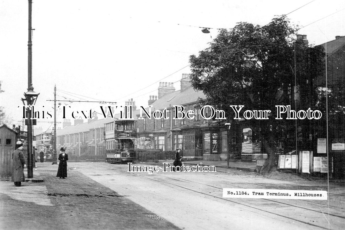 YO 4773 - Tram Terminus, Millhouses, Sheffield, Yorkshire