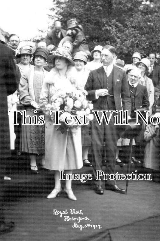 YO 4827 - Royal Visit, Holmfirth, Yorkshire 1927