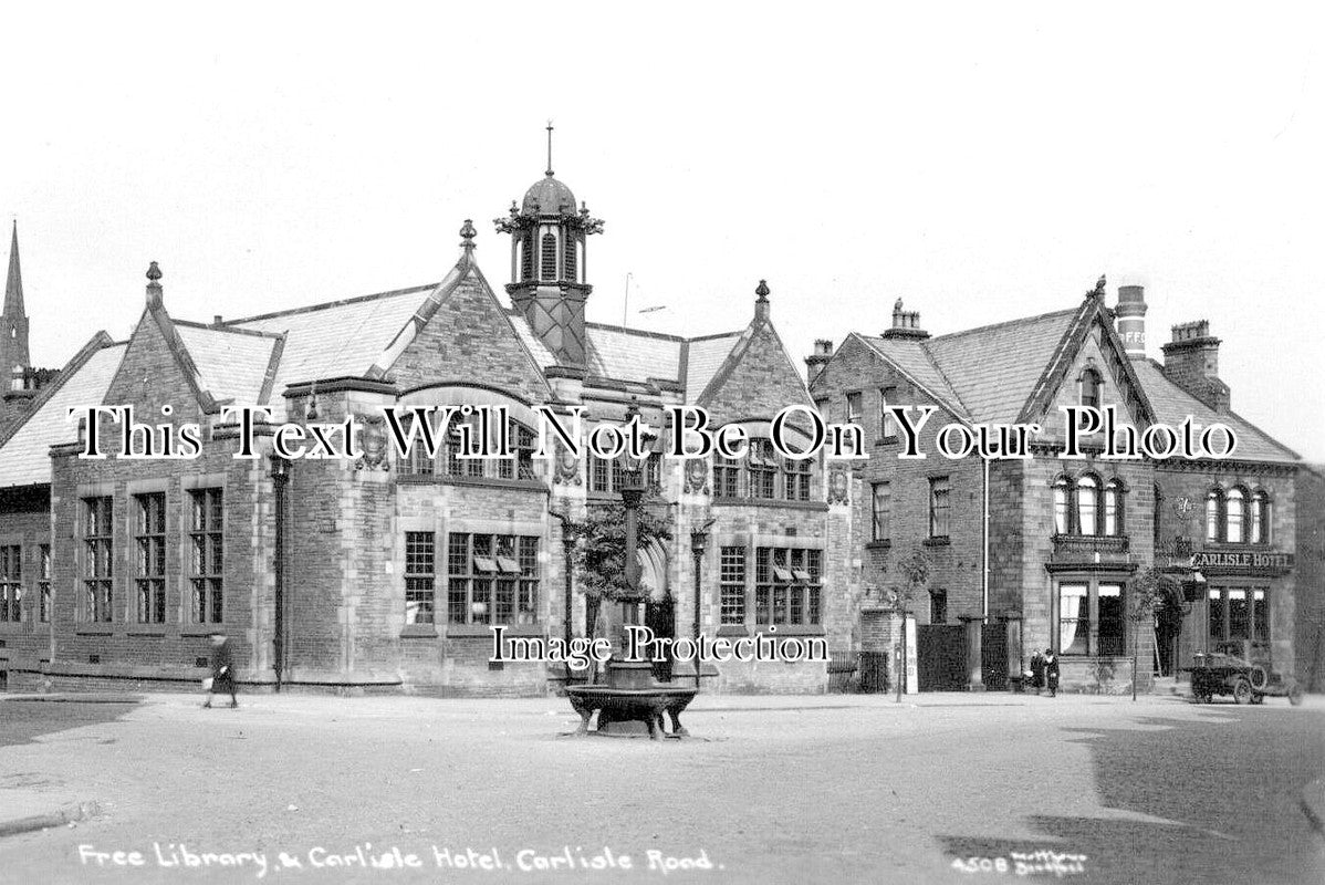 YO 4851 - Free Library, Carlisle Hotel, Manningham, Bradford, Yorkshire