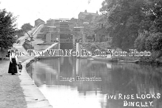 YO 4853 - Five Rise Locks, Bingley, Yorkshire