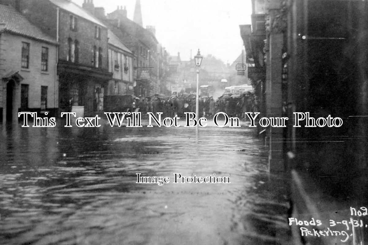 YO 486 - Floods, Pickering, Yorkshire 1931