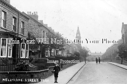 YO 487 - Melbourne Street, York, Yorkshire c1905