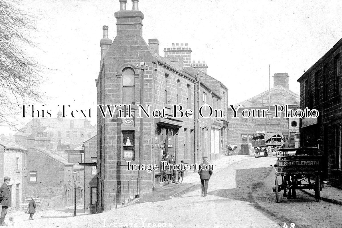 YO 4897 - Main Street, Yeadon, Yorkshire c1912