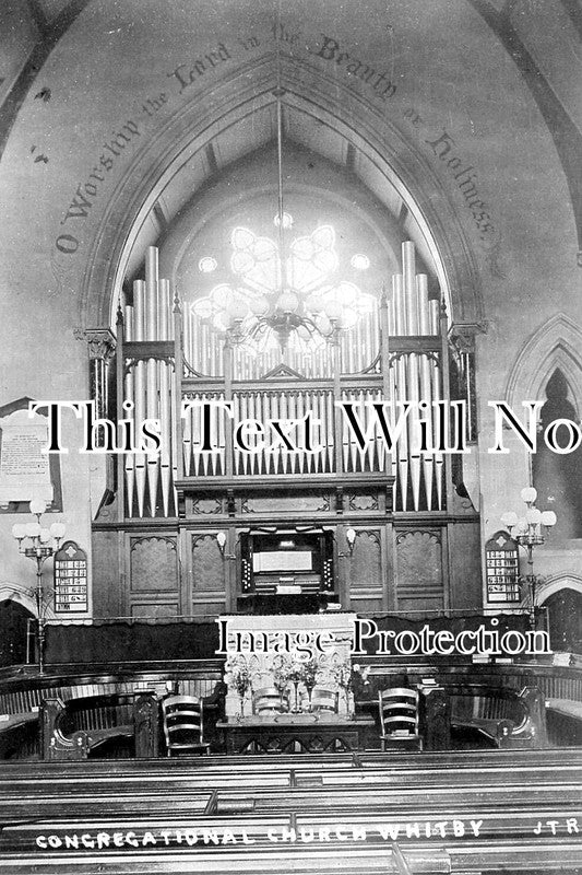 YO 4953 - Whitby Congregational Church, Yorkshire