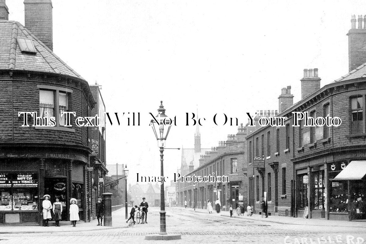 YO 4968 - Carlisle & Toller Road, Manningham, Bradford, Yorkshire c1905
