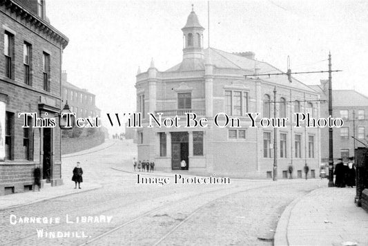 YO 4971 - Carnegie Library, Windhill, Yorkshire c1907