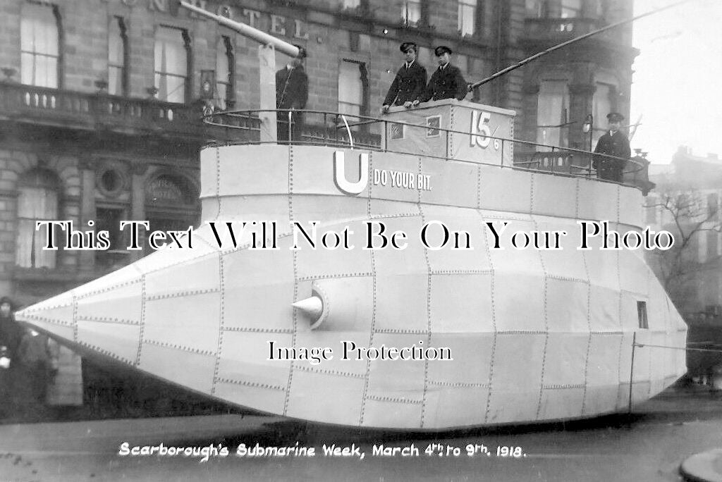 YO 4981 - WW1 Submarine Week, Scarborough, Yorkshire 1918