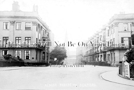 YO 5037 - Albion Parade, Scarborough, Yorkshire c1905