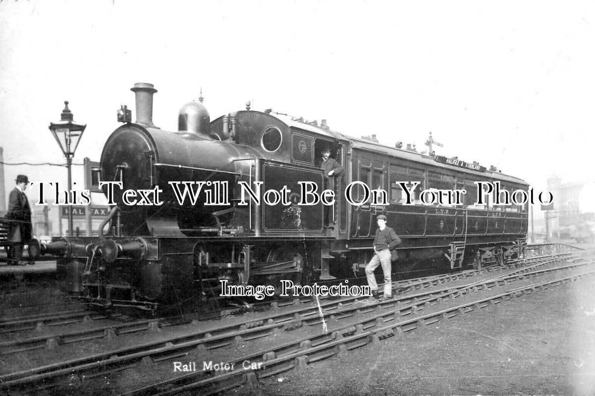YO 5038 - Rail Motor Car At Halifax For Stainland, Yorkshire