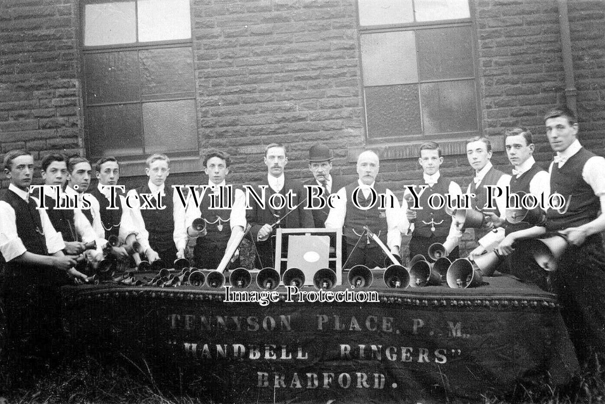 YO 5045 - Tennyson Place, Male Hand Bell Ringers, Bradford, Yorkshire