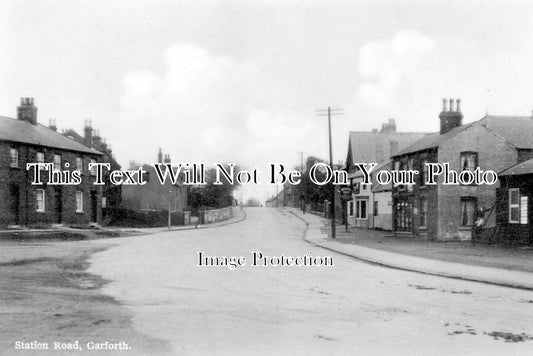 YO 5107 - Station Road, Garforth, Yorkshire c1935