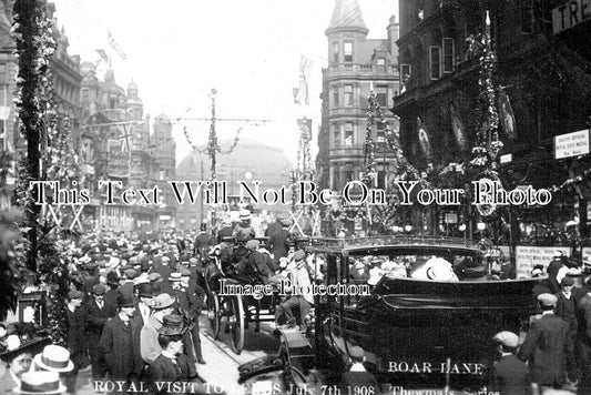 YO 5120 - Boar Lane Royal Visit To Leeds, Yorkshire 1908