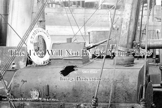 YO 5227 - Russian Outrage, Damage To ST Moulmen, Hull, Yorkshire