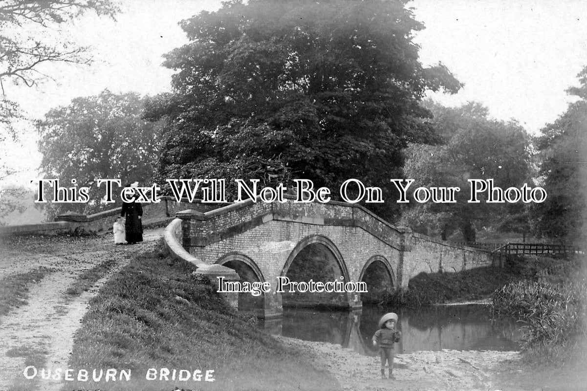 YO 525 - The Bridge, Great Ousburn, Yorkshire c1911