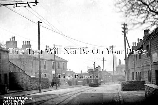 YO 5286 - Tram Terminus, Greengates, Bradford, Yorkshire