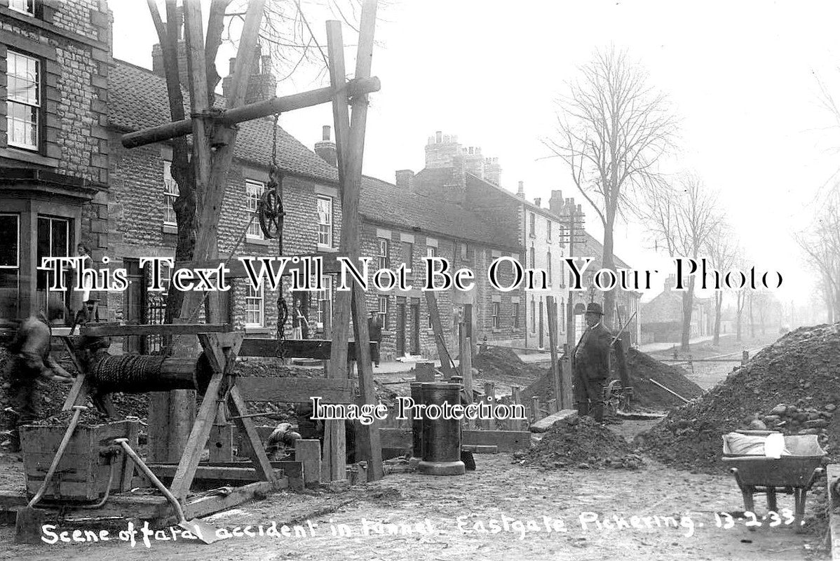 YO 5288 - Fatal Accident In Tunnel, Eastgate, Pickering, Yorkshire 1933