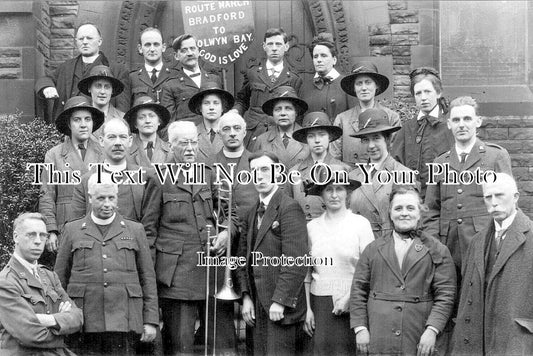 YO 5289 - Church Army Group Route March, Bradford To Colwyn Bay