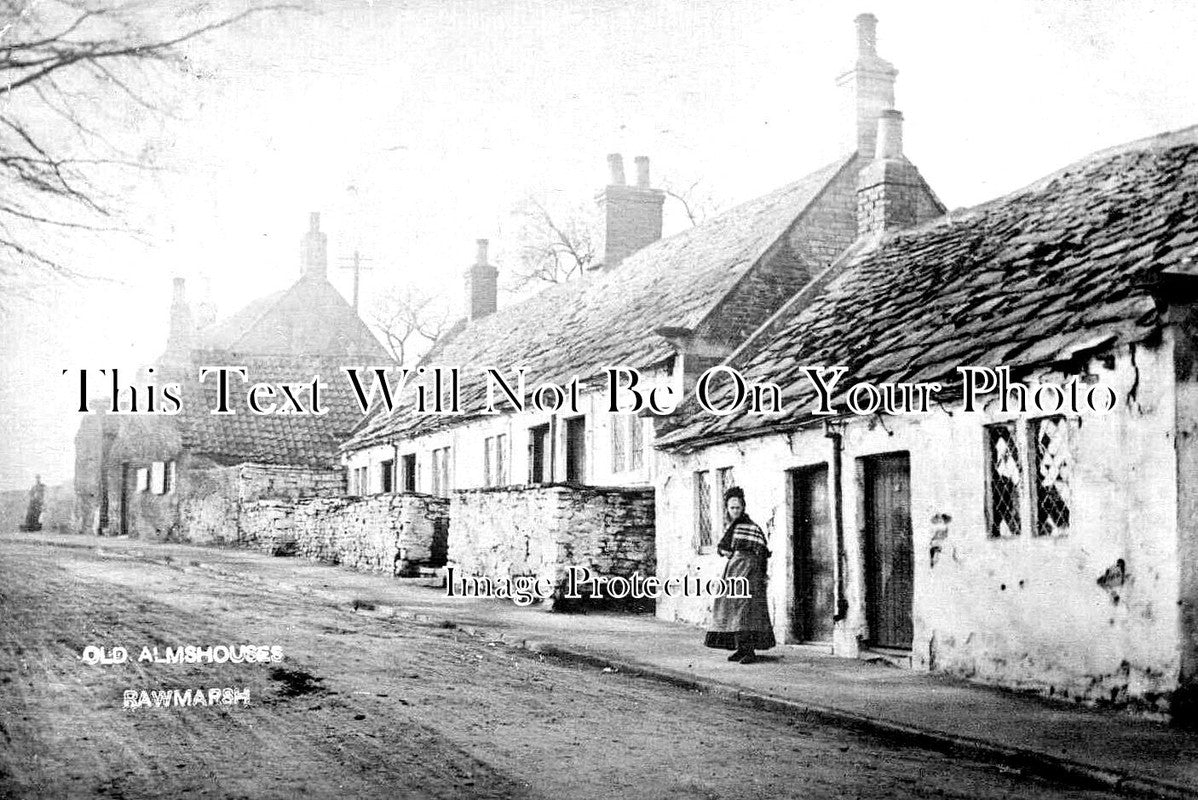 YO 5319 - Old Almshouses, Rawmarsh, Yorkshire c1905