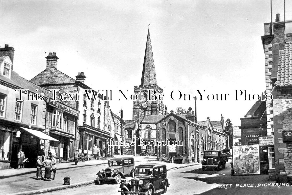 YO 5320 - Pickering Market Place, Yorkshire c1937