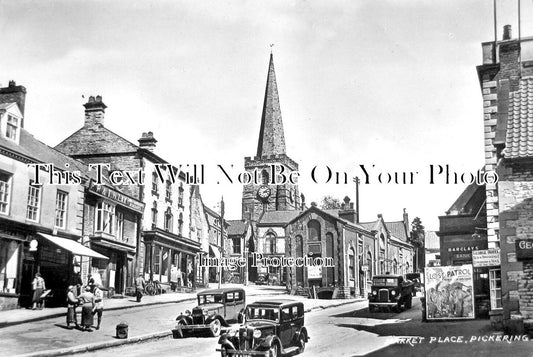YO 5320 - Pickering Market Place, Yorkshire c1937
